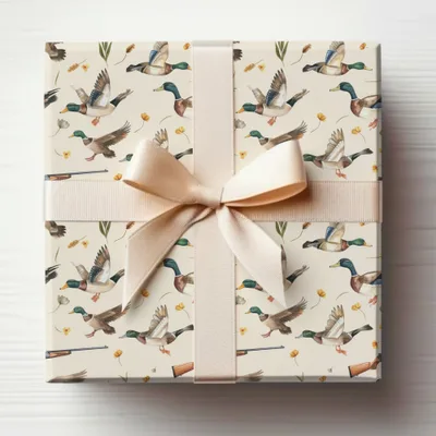 Elegant Ducks and Guns Themed Wrapped gift product