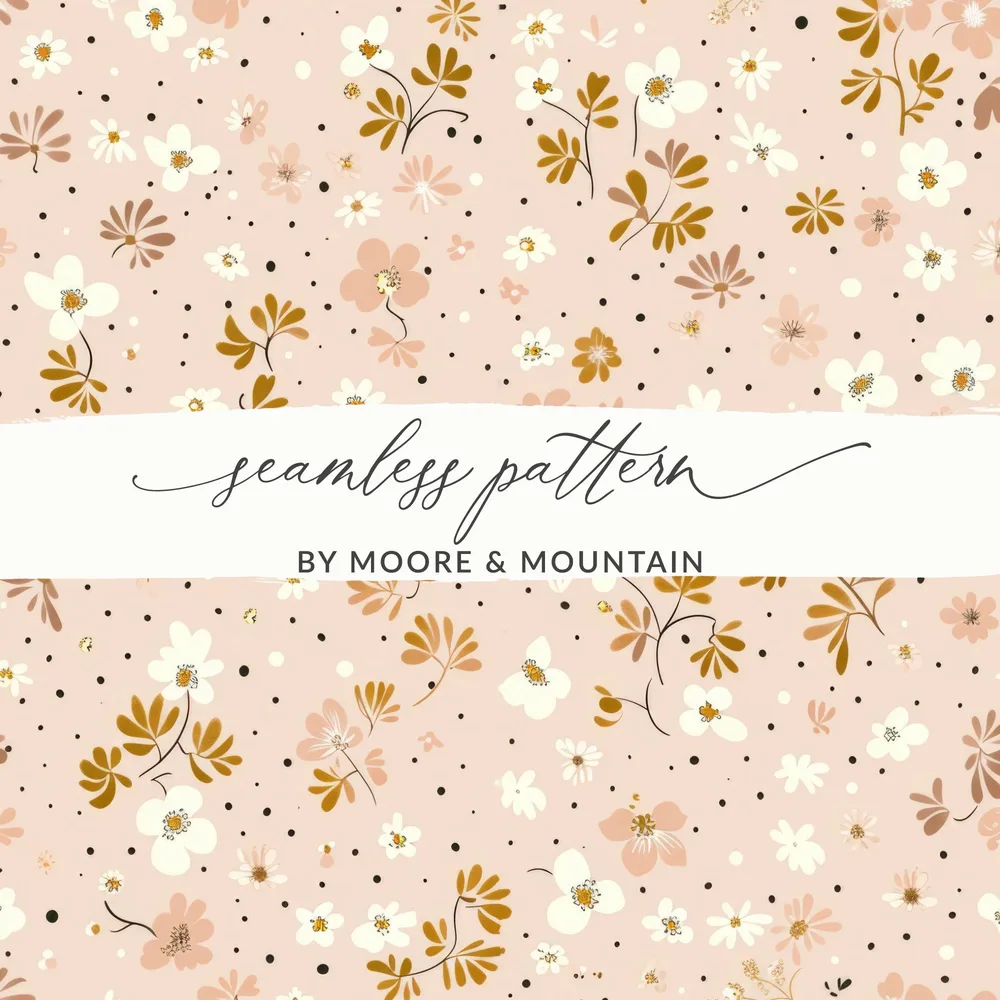 Seamless Floral Pattern by Moore & Mountain design