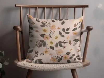 Floral Pattern Decorative Cushion for Stylish Home Decor