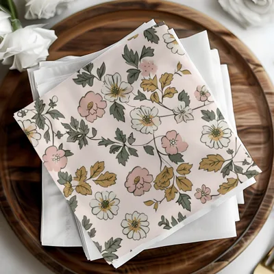 Floral Patterned Napkins Perfect for Any Occasion