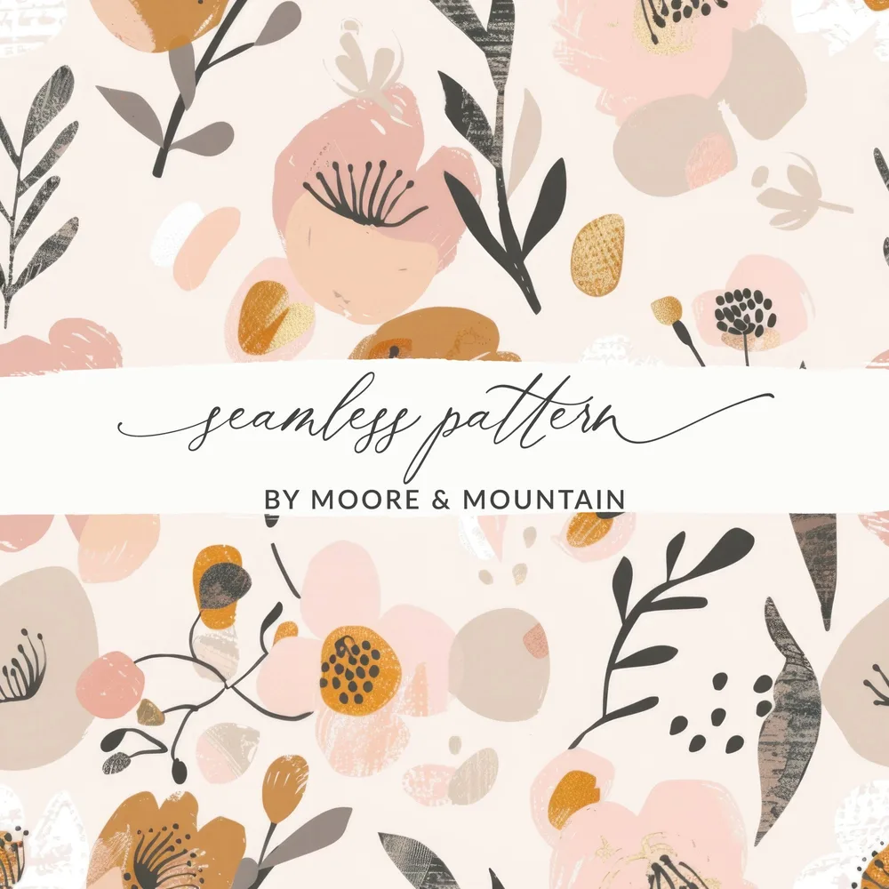 Seamless Pattern by Moore & Mountain Floral Design
