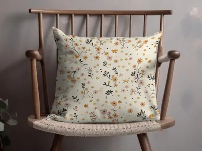 Floral Pattern Decorative Cushion Cover for Home Decor