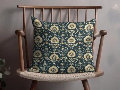 Elegant Floral Indian Motif Design Pattern Seamless - Moore and Mountain