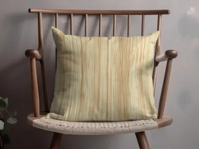 Natural Wood Grain Pattern Decorative Cushion