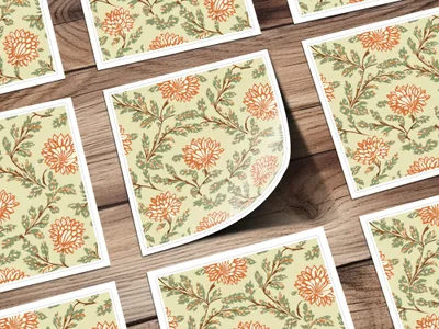 Exquisite Floral and Foliage Chintz Seamless Pattern Vintage Chintz Seamless Pattern - Moore and Mountain