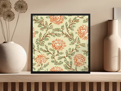 Exquisite Floral and Foliage Chintz Seamless Pattern Vintage Chintz Seamless Pattern - Moore and Mountain