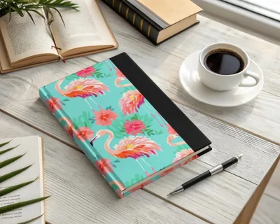 Flamingo Seamless Pattern Digital Paper, Tropical Flamingo Print, Summer Flamingo Digital, Colorful Repeat Pattern, Floral Flamingo File - Moore and Mountain