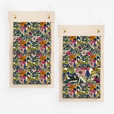 Vibrant Floral Print Design with Multi-Color Pattern