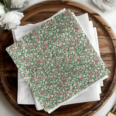Floral Digital Paper, Ditsy Flower Seamless Pattern, Small Print Fabric Design, Pretty Floral Print, Digital Download, Repeating Pattern - Moore and Mountain