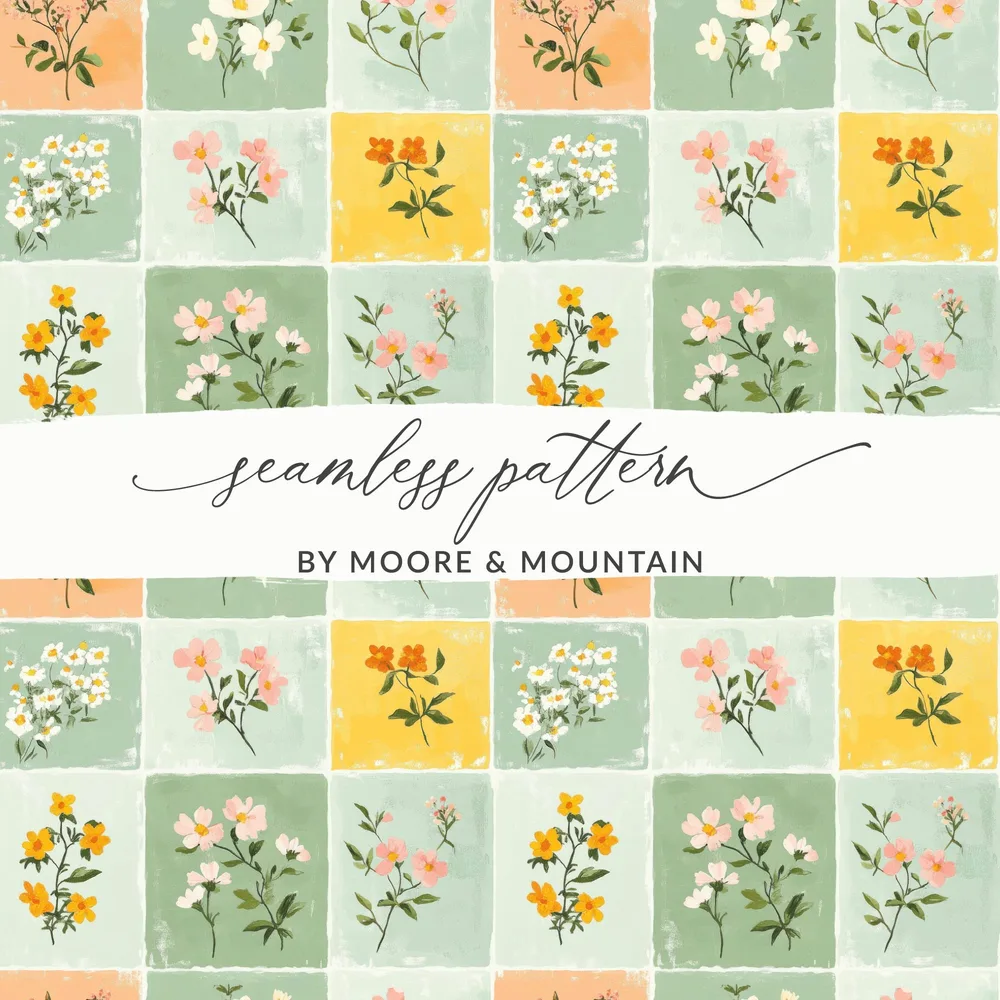 Floral seamless pattern by Moore & Mountain product