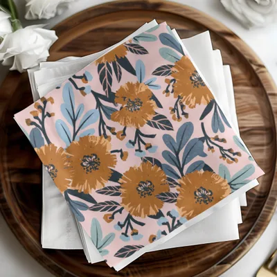 Modern Boho Floral Background Trendy Seamless Floral Pattern - Moore and Mountain