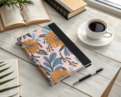 Modern Boho Floral Background Trendy Seamless Floral Pattern - Moore and Mountain