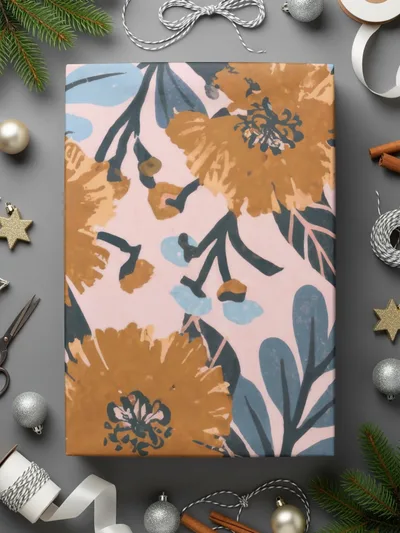 Modern Boho Floral Background Trendy Seamless Floral Pattern - Moore and Mountain