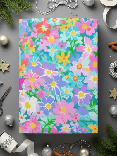 Ditsy Floral Seamless Flower Pattern, Floral Clipart, Botanical Print, Fabric Design, Colorful Flower DesignFloral Digital Paper, Seamless Flower Pattern, Bright Colorful Design, Scrapbook Paper Pack, Fabric Design, Digital Download, Commercial Use - Moore and Mountain