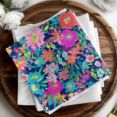 Ditsy Floral Seamless Pattern Colorful Flower Design, Fabric Print, Scrapbook Paper, Digital DownloadFloral Digital Paper, Seamless Flower Pattern, Repeating Floral Design, Bright Floral Pattern, Commercial Use, Floral Digital File - Moore and Mountain