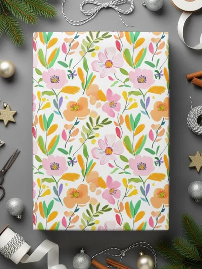 Floral Digital Paper, Seamless Flower Pattern, Watercolor Blossom Design, Repeating Floral Print, Digital Fabric Pattern, Pastel Flowers - Moore and Mountain
