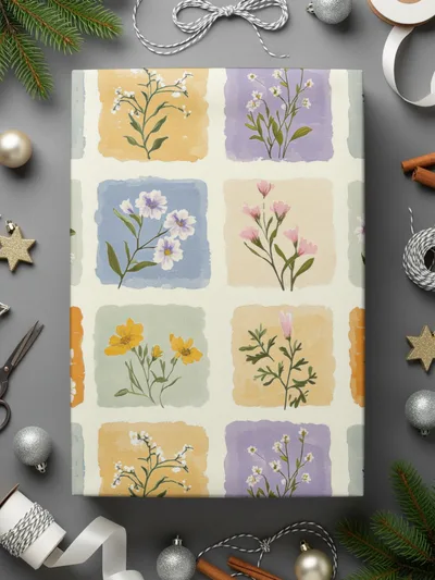 Floral Pattern Gift Wrapping Paper for All Occasions