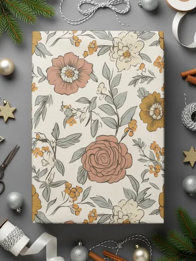 Floral Digital Paper, Seamless Pattern, Flower Digital Download, Commercial Use, JPEG, Roses, Boho Flowers, Print on Demand, Wallpaper - Moore and Mountain