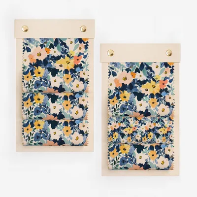 Vibrant Floral Patterned Fabric Swatches for Crafting