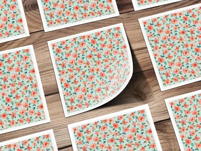 Floral Digital Paper, Watercolor Roses Pattern, Seamless Flower Design, Commercial Use Background, Spring Digital Download, Fabric Design - Moore and Mountain