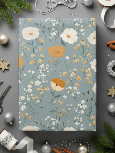 Floral Pattern Digital Download, Seamless Flower Design, Botanical Print, Repeating Pattern, Fabric Design, Scrapbooking Paper, Surface - Moore and Mountain