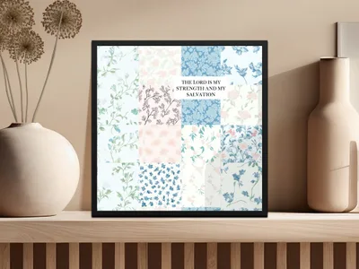 The Lord Is My Strength and My Salvation Wall Art