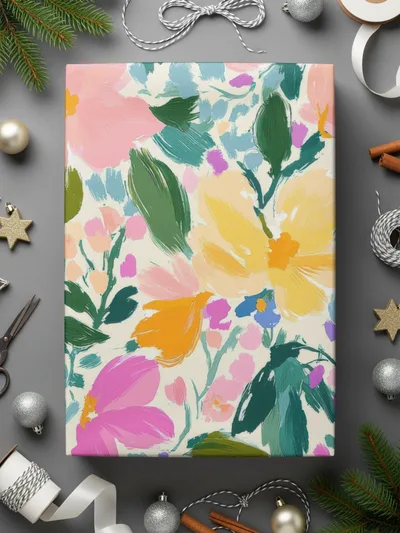 Floral Pattern Digital Paper, Seamless Flower Design, Pastel Colors, Scrapbook Paper, Fabric Design, Floral Background, Digital Download - Moore and Mountain