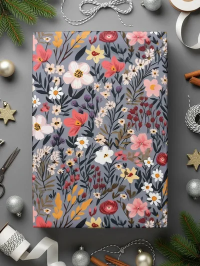 Floral Pattern Digital Paper, Seamless Flower Design, Spring Blossom Repeat, Printable Scrapbook Paper, Floral Background - Moore and Mountain