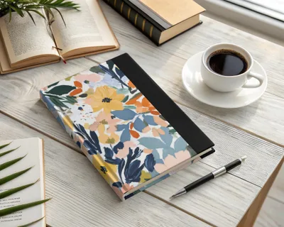 Floral Hardcover Journal with Vibrant Design Cover