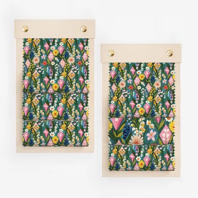 Vibrant Floral Pattern Wall Hanging Decorative Art