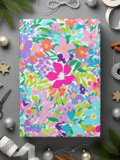 Ditsy Floral Seamless Pattern, Colorful Digital Paper, Flower Background, Fabric Design, Digital Download, Commercial Use, Digital Art - Moore and Mountain