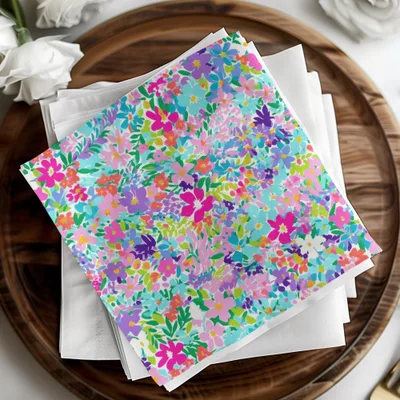 Ditsy Floral Seamless Pattern, Colorful Digital Paper, Flower Background, Fabric Design, Digital Download, Commercial Use, Digital Art - Moore and Mountain