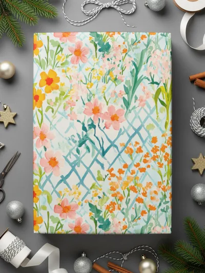 Floral Seamless Pattern Digital Download, Watercolor Flowers Repeat Pattern, Fabric Design, Scrapbooking Paper, Backgrounds, Surface Print - Moore and Mountain