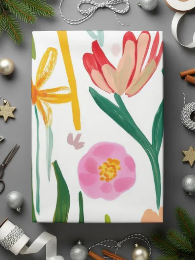 Floral Seamless Pattern Digital, Flower Clipart, Scrapbook Paper, Floral Design, Fabric Design, Floral Illustration, Paper Crafts - Moore and Mountain