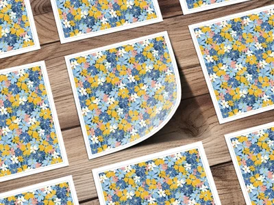 Modern Tiny Ditsy Flowers Seamless Pattern - Moore and Mountain