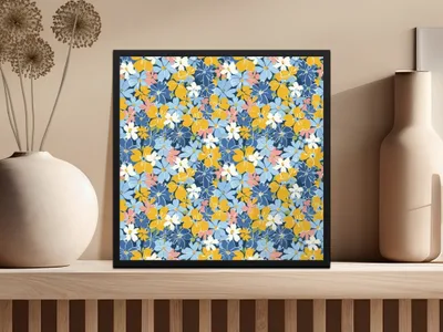 Modern Tiny Ditsy Flowers Seamless Pattern - Moore and Mountain