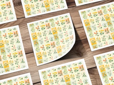 Vintage Floral Botanical Pattern Illustration product