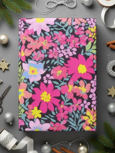 Ditsy Floral Seamless Pattern Digital Paper, Colorful Flower Design, Fabric Print, Digital DownloadFloral Seamless Pattern Digital Paper, Bright Colorful Flowers, Girly Designs, 12x12 JPEG Files, Commercial Use Digital Product - Moore and Mountain