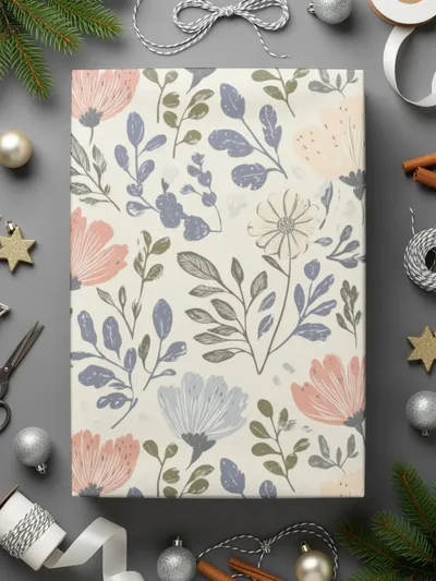 Floral Seamless Pattern, Digital Paper, Flower Digital Product, Spring, Summer, Commercial Use, Print on Demand, 12x12 JPEG - Moore and Mountain