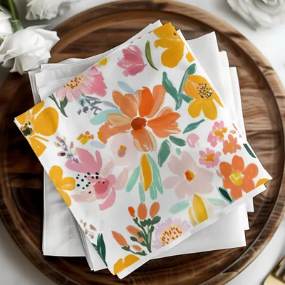 Floral Seamless Pattern Digital Paper, Painted Flower Pattern, Spring Summer Fabric Design, Floral Print Digital, Commercial Use - Moore and Mountain