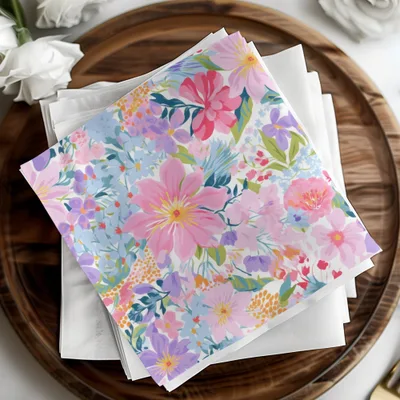 Ditsy Floral Seamless Pattern Colorful Flower Design, Fabric Print, Scrapbook Paper, Digital DownloadFloral Seamless Pattern Digital, Pink Flower Design, Repeatable Flower Pattern, Pastel Flowers, Digital Paper, Fabric Digital, Paper Print - Moore and Mountain