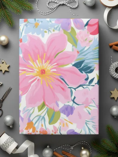 Ditsy Floral Seamless Pattern Colorful Flower Design, Fabric Print, Scrapbook Paper, Digital DownloadFloral Seamless Pattern Digital, Pink Flower Design, Repeatable Flower Pattern, Pastel Flowers, Digital Paper, Fabric Digital, Paper Print - Moore and Mountain