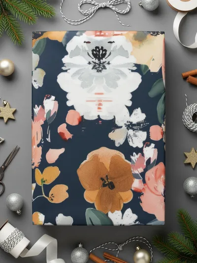 Floral Seamless Pattern Digital, Watercolor Flowers, Repeating Flower Background, Printable Design, Surface Pattern Design, Fabric Design - Moore and Mountain