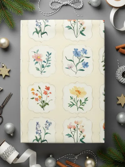 Floral Seamless Pattern Vintage Wildflower Patchwork Wallpaper Digital Seamless Pattern - Moore and Mountain