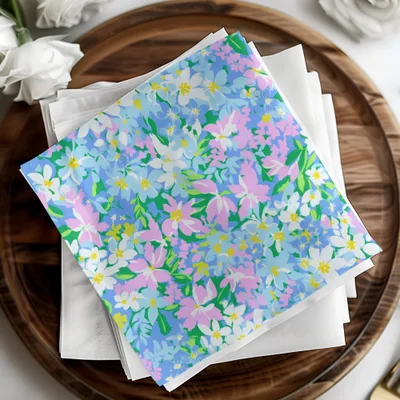 Ditsy Floral T-Shirt, Digital Art, Seamless Flower Pattern, Floral Clipart, Botanical Print, Fabric Design, Colorful Flower Design - Moore and Mountain