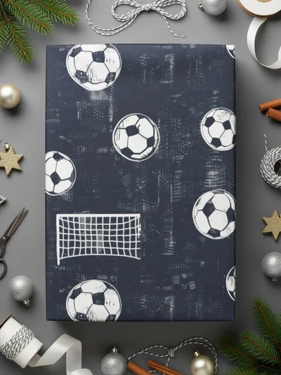 Football Digital Paper, Soccer Ball Seamless Pattern, Goal Digital Download, Sport JPEG Pattern, Scrapbook Background, Kids Pattern - Moore and Mountain