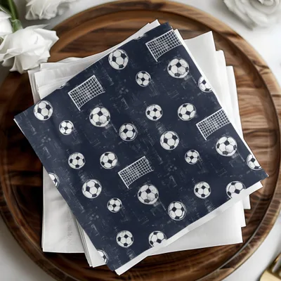 Football Digital Paper, Soccer Ball Seamless Pattern, Goal Digital Download, Sport JPEG Pattern, Scrapbook Background, Kids Pattern - Moore and Mountain