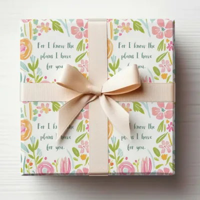 For I Know the Plans I Have for You Gift Wrapping Paper