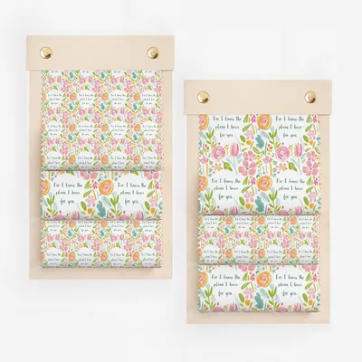 For I Know the Plans I Have for You Floral Print Product