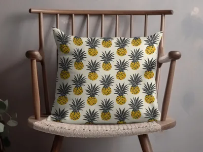 Pineapple Pattern Decorative Cushion for Home Decor